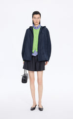 Trench Coat / JNBY Taffeta Oversized Hooded Short Trench