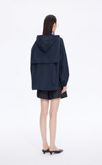 Trench Coat / JNBY Taffeta Oversized Hooded Short Trench