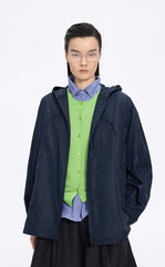 Trench Coat / JNBY Taffeta Oversized Hooded Short Trench