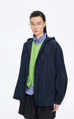 Trench Coat / JNBY Taffeta Oversized Hooded Short Trench