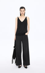 Trousers / JNBY Cool-Touch Wide Leg Knit Denim Pants
