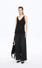 Trousers / JNBY Cool-Touch Wide Leg Knit Denim Pants
