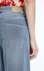Trousers / JNBY Cool-Touch Wide Leg Knit Denim Pants