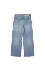 Trousers / JNBY Cool-Touch Wide Leg Knit Denim Pants