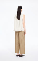 Vest / JNBY Drawstring Denim Mid-Length Vest