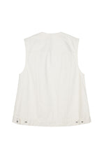 Vest / JNBY Drawstring Denim Mid-Length Vest