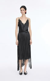 Vest / JNBY Lace Trim Acetate Blend Camisole Tank