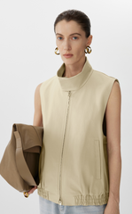 Vest / JNBY Minimalist Boxy Cotton Vest