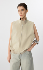 Vest / JNBY Minimalist Boxy Cotton Vest