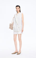 Vest / JNBY Sculptural Drawstring Neckline Vest