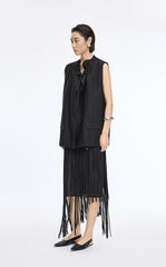 Vest / JNBY Sculptural Drawstring Neckline Vest