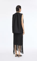Vest / JNBY Sculptural Drawstring Neckline Vest