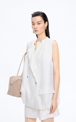 Vest / JNBY Sculptural Drawstring Neckline Vest
