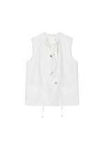 Vest / JNBY Sculptural Drawstring Neckline Vest
