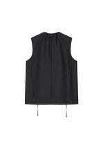 Vest / JNBY Sculptural Drawstring Neckline Vest