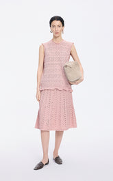 Vest / JNBY T-shaped Textured Stretch Knit Vest