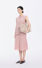 Vest / JNBY T-shaped Textured Stretch Knit Vest