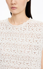 Vest / JNBY T-shaped Textured Stretch Knit Vest