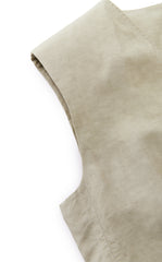 Vest / JNBY Textured Linen Blend Cropped Vest