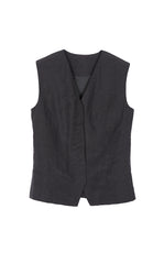 Vest / JNBY Textured Linen Blend Cropped Vest