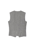Vest / JNBY Textured Linen Blend Cropped Vest