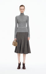 Sweater / JNBY Fitted Wool Turtleneck Pullover