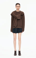 Sweatshirt / JNBY Oversized Cotton Pullover