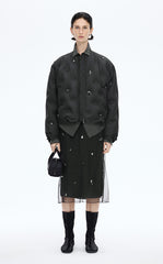 Down Coat / JNBY Oversized Beaded Cropped Down Coat