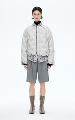 Down Coat / JNBY Oversized Beaded Cropped Down Coat