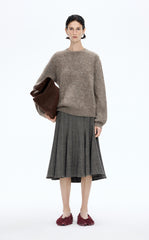 Skirt / JNBY S-Line Wool Mid-Length Skirt