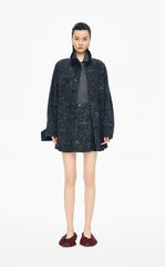 Jacket / JNBY Colored Pencil Floral Oversized Cotton Jacket