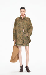 Jacket / JNBY Colored Pencil Floral Oversized Cotton Jacket