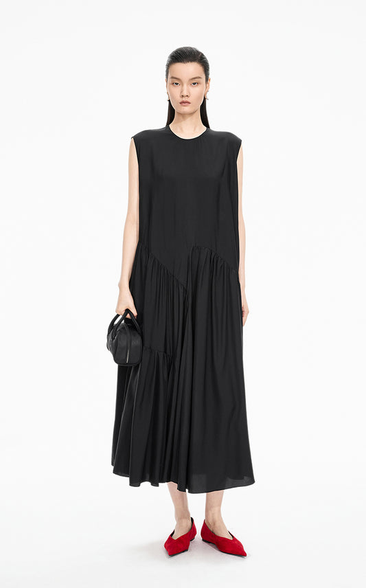 Dress / JNBY Sleeveless Silk-Blend Maxi Dress