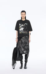 T-Shirt / JNBY Shadows Art Cotton Tee