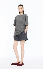 T-Shirt / JNBY Sculptural Fringe Cotton Tee