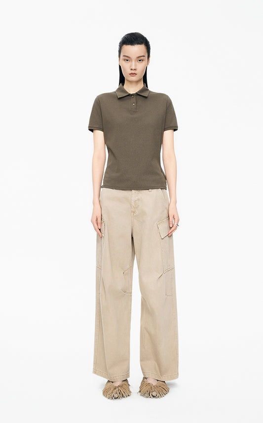 T-Shirt / JNBY Classic Cotton Polo Tee