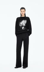 Sweater / JNBY Cat Motif Mohair Blend Pullover