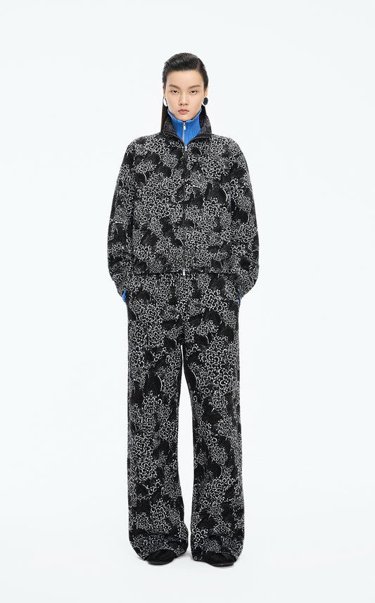 Sweater / JNBY Shadow Art Wool Blend Cardigan