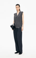 Sweater / JNBY Loose Wool Metallic Vest