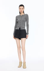 Sweater / JNBY Slim Wool Stretch Cardigan