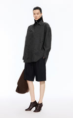 Jacket / JNBY Relaxed Wool Blend Cutout Jacket