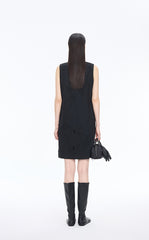 Dress / JNBY Sleeveless Wool Blend Sheath Dress