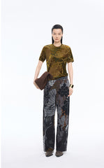 T-Shirt / JNBY Floral Vase Slim Fit T-Shirt