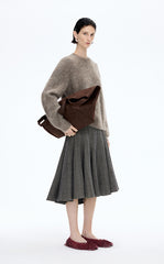 Skirt / JNBY S-Line Wool Mid-Length Skirt