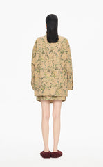 Jacket / JNBY Colored Pencil Floral Oversized Cotton Jacket