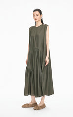 Dress / JNBY Sleeveless Silk-Blend Maxi Dress