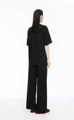 T-Shirt / JNBY Sculptural Fringe Cotton Tee