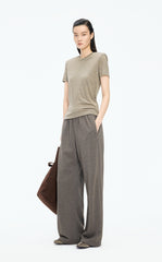 T-Shirt / JNBY Pure Wool Short Sleeve Tee