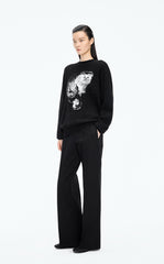 Pants / JNBY Flared Cuffed Blend Trousers