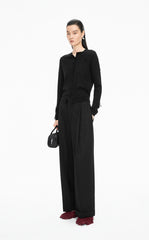 Sweater / JNBY Slim Fringe Wool Cardigan